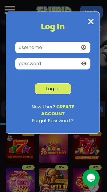 Stupid Casino login