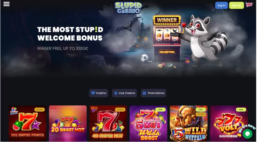 Stupid Casino no deposit bonus codes