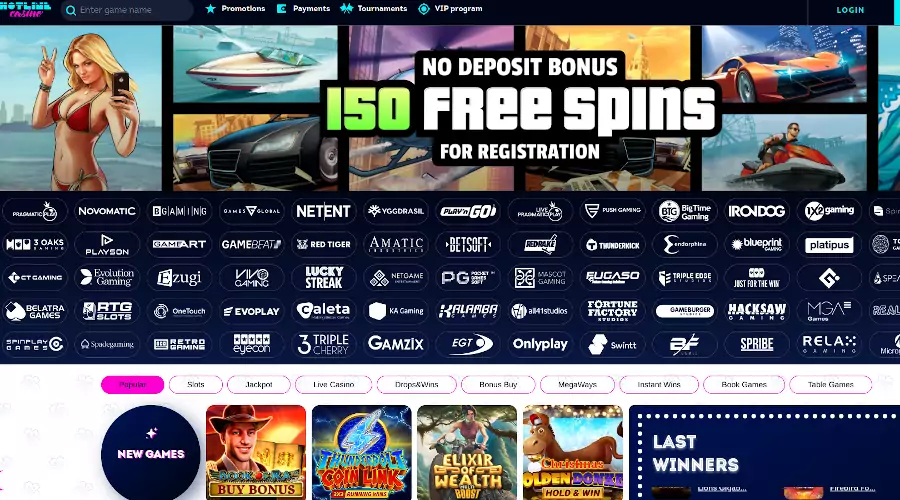 Hotline Casino 50 free spins