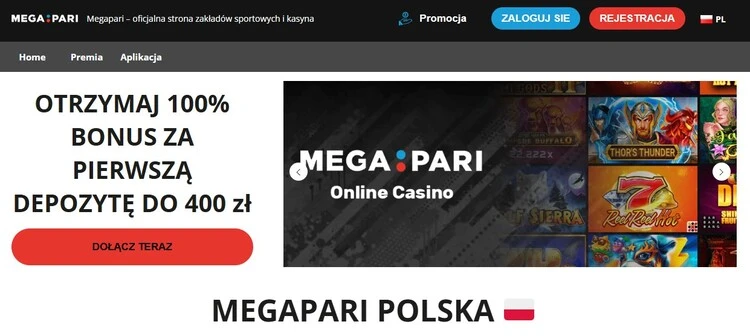 megapari kod promocyjny bez depozytu