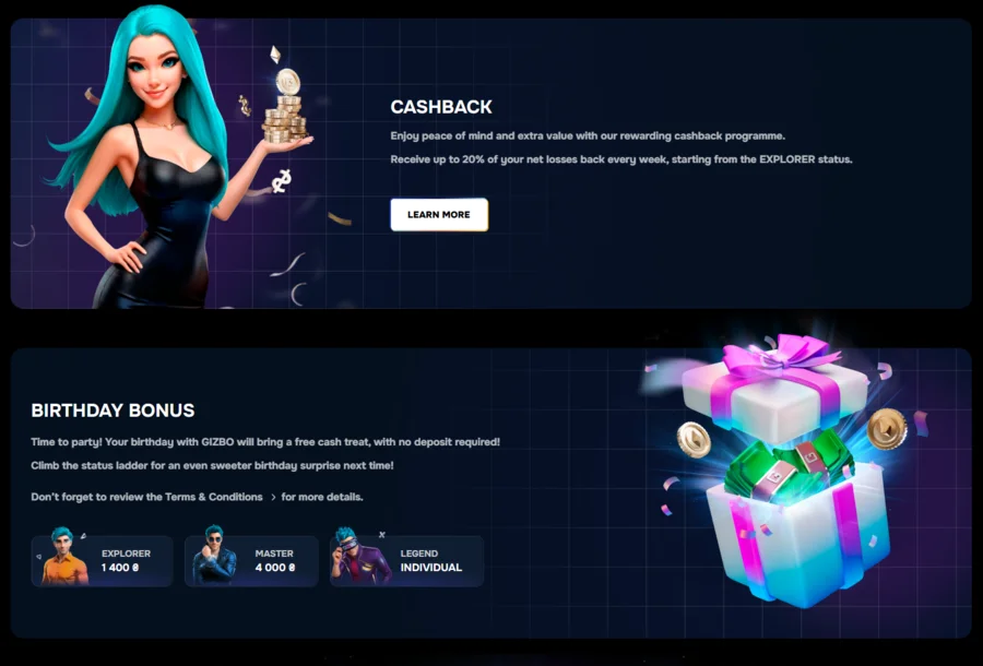 gizbo casino no deposit bonus