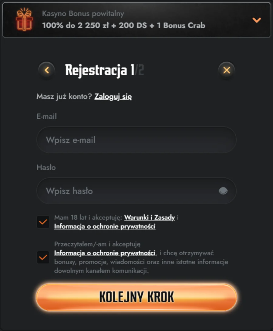 gransino casino login