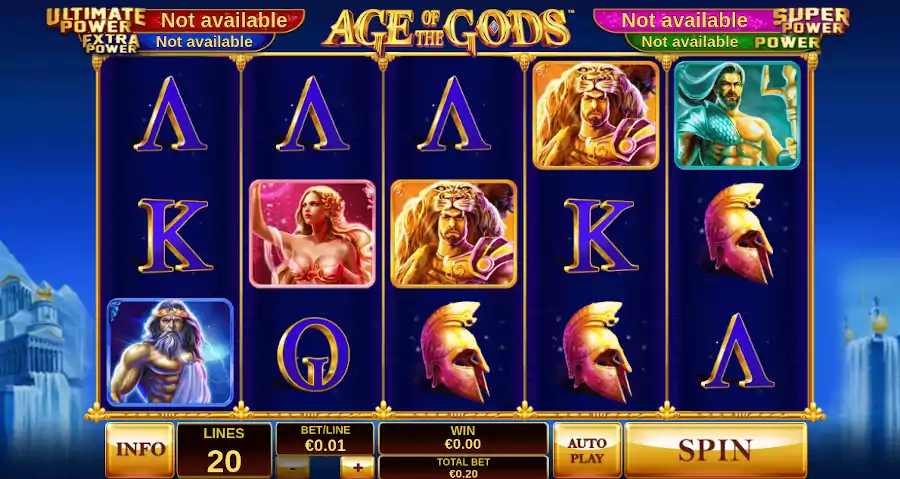 Slot Age of Gods Age of Gods w polskich kasynach online