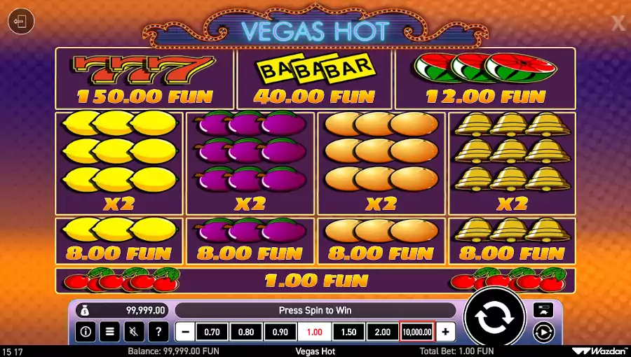Vegas Hot dla polskich graczy