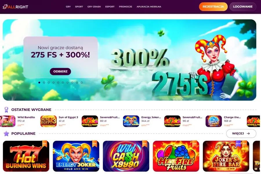 allright casino