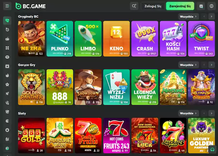 BC.Game bonus bez depozytu BC.Game