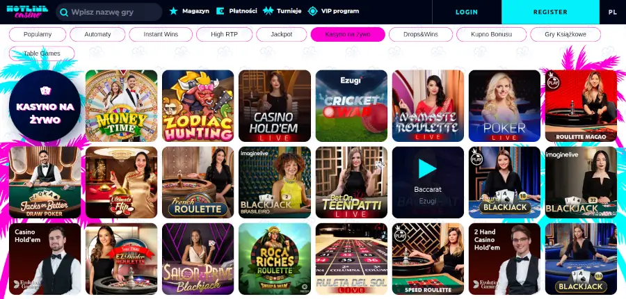 Hotline Casino PL kasyno na żywo Hotline Casino PL kasyno na żywo