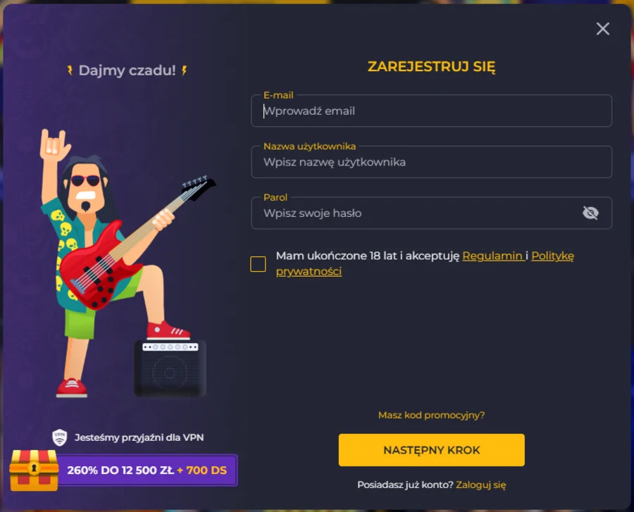 rolling slots casino login