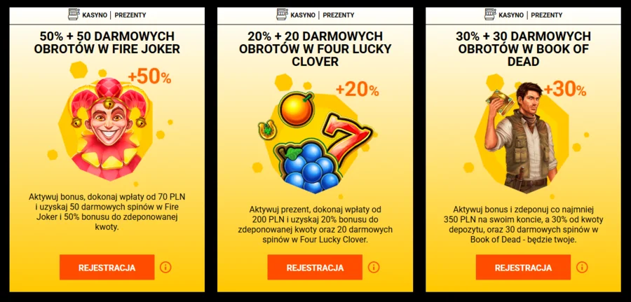 spinamba bonus bez depozytu