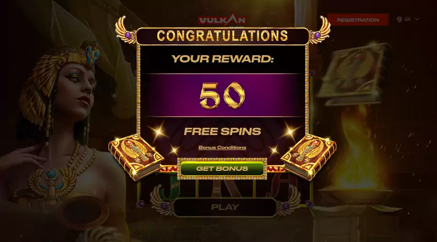 Vulkan Bet bonus bez depozytu