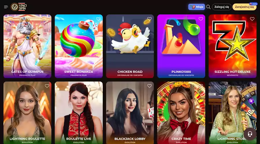 Vincispin kasyno Vincispin casino online