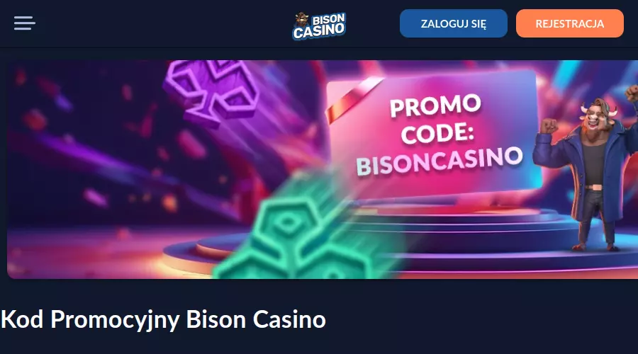 Bison Casino bonus bez depozytu z kodem promocyjnym bison casino kod promocyjny