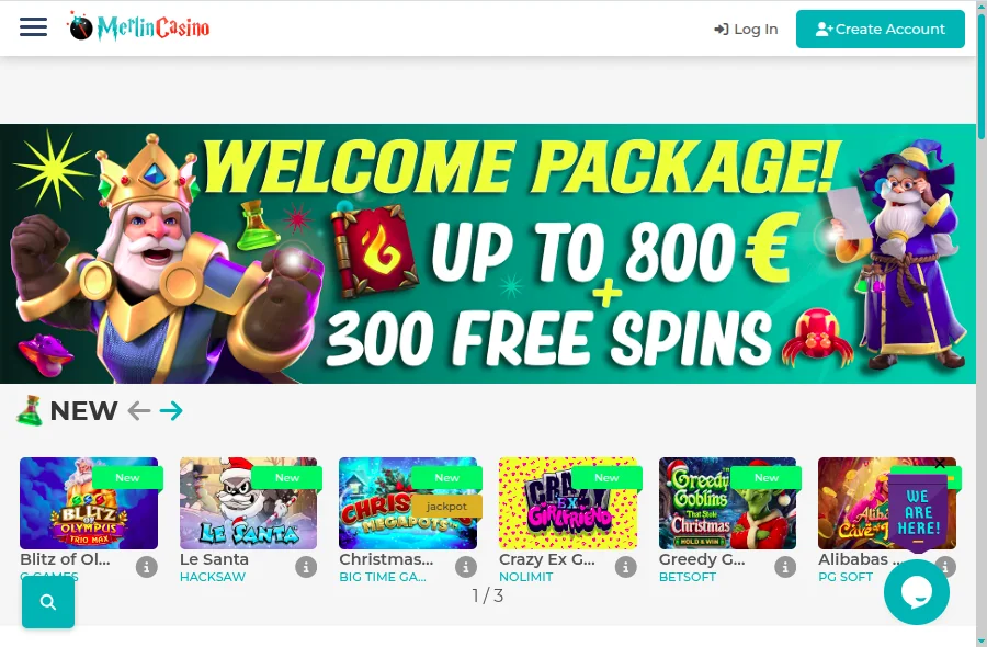 Merlin casino strona główna
