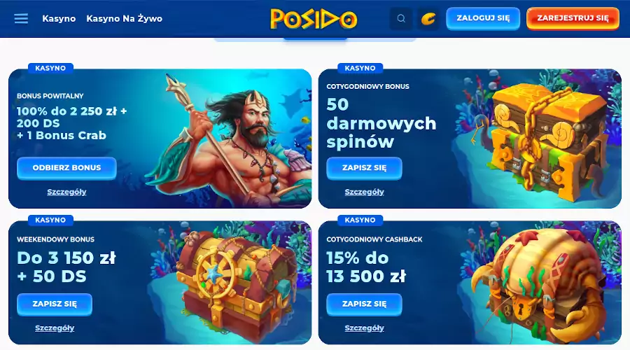 Posido kasyno strona internetowa Posido casino opinie