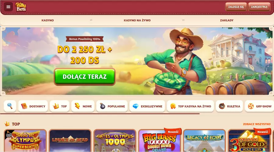 Billybets bonus powitalny legalne kasyno online holandia