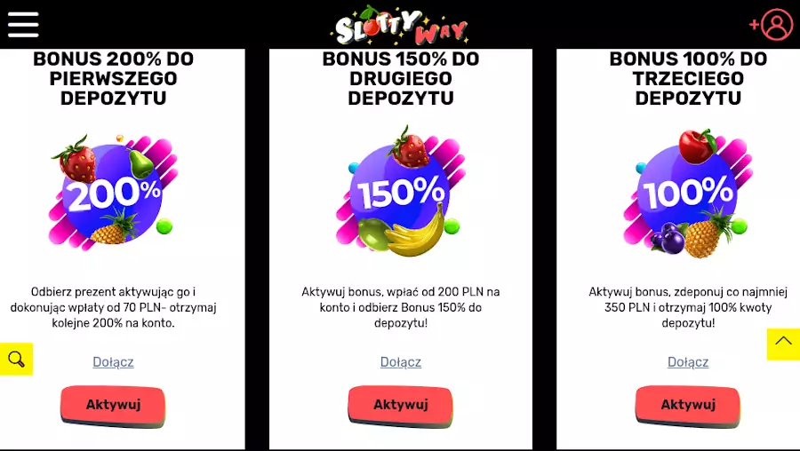 Bonusy w Slottyway casino Slottyway casino bonus bez depozytu