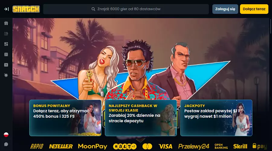 Snatch Casino Snatch Casino bonus bez depozytu