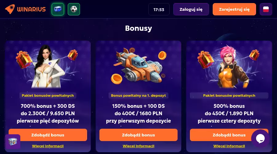 Winarius casino recenzja Winarius casino opinie