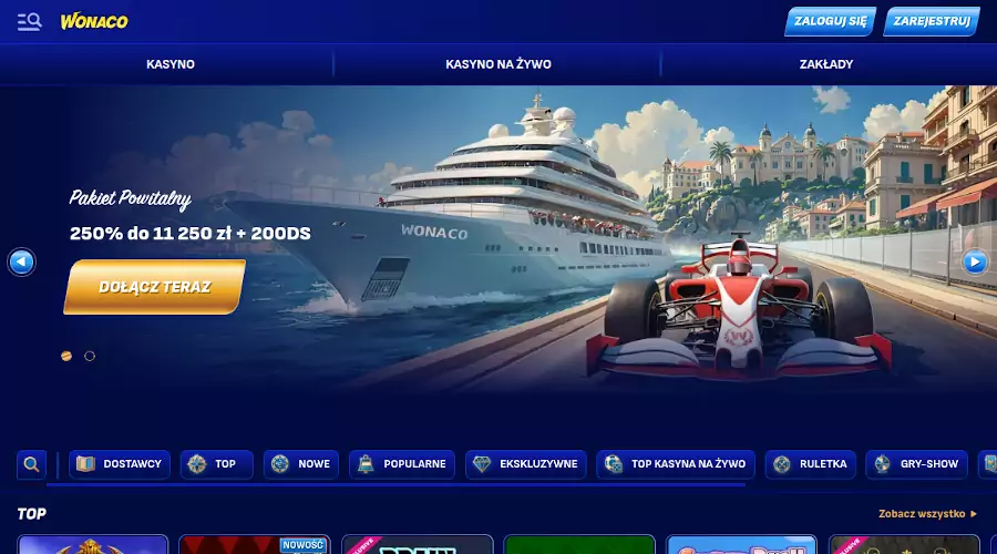 Wonaco casino Wonaco casino recenzja