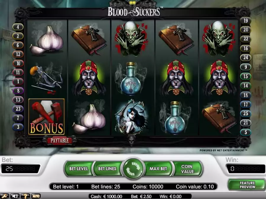 Blood Suckers gra slot machine blood suckers