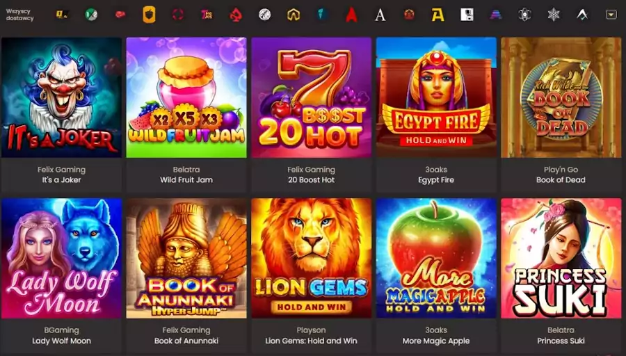 National Casino: Oferta gier Kasyno National Casino: Oferta gier i automatów