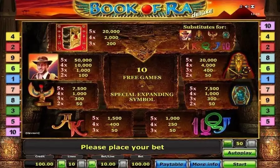 Book of Ra darmowe gry hazardowe automaty bez rejestracji book of ra