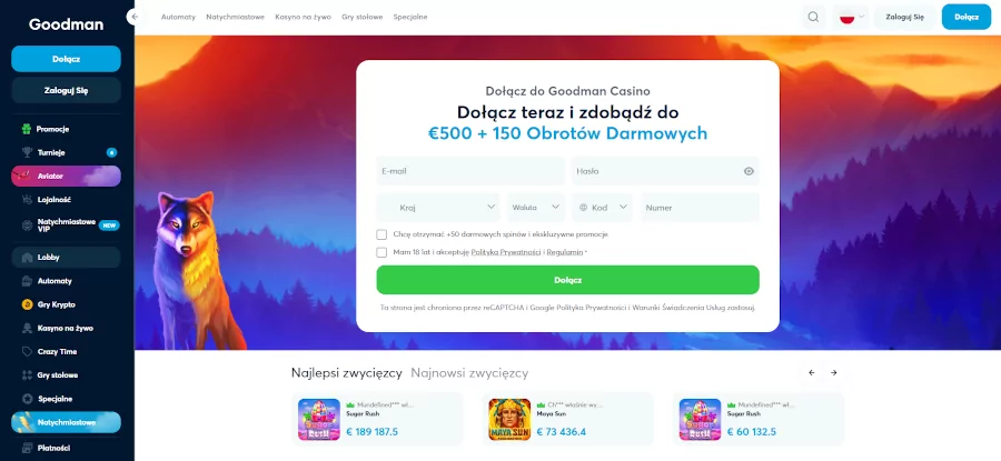 Goodman Casino strona goodman casino bonus bez depozytu 2025