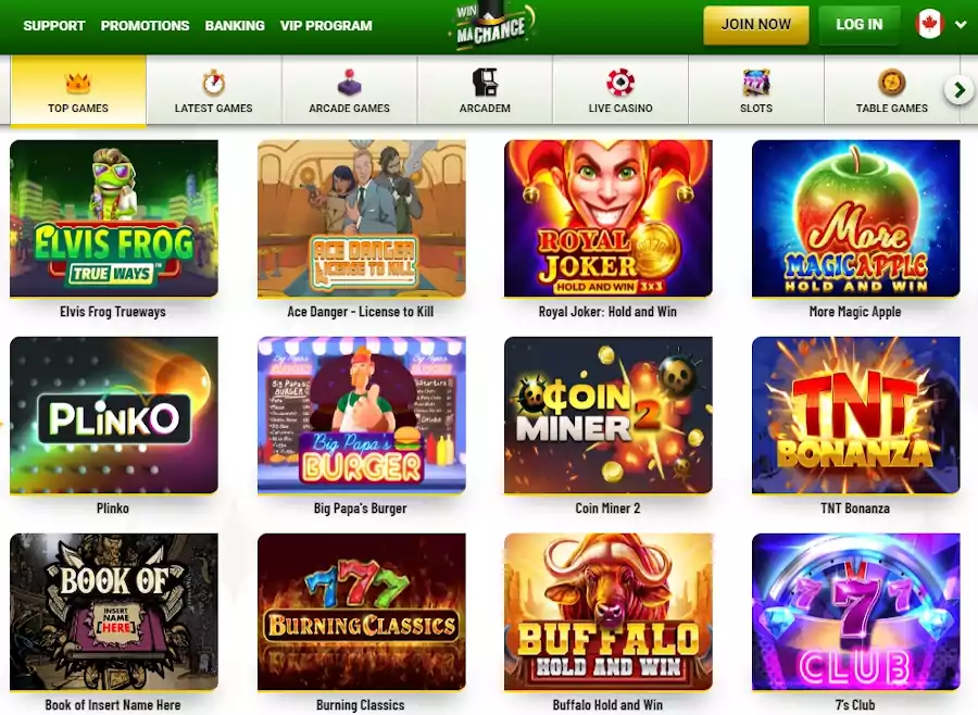 machance casino oferta gier