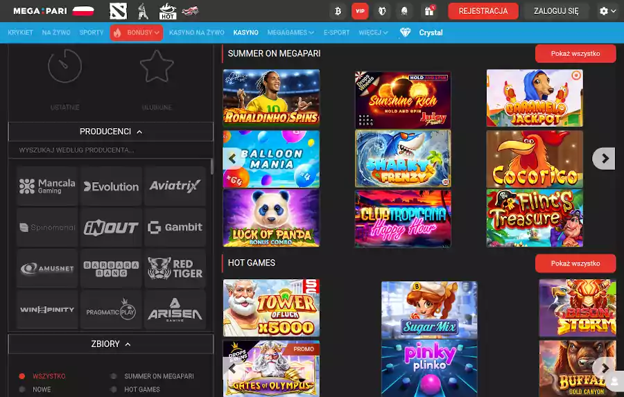 megapari casino gry