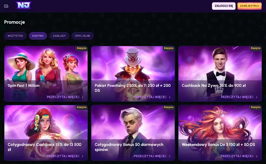 nova jackpot bonusy