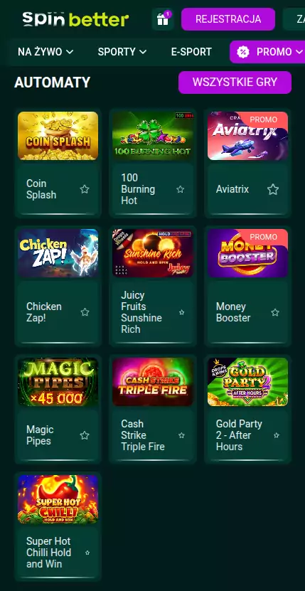 spinbetter casino mobile