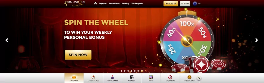 Unique Casino strona