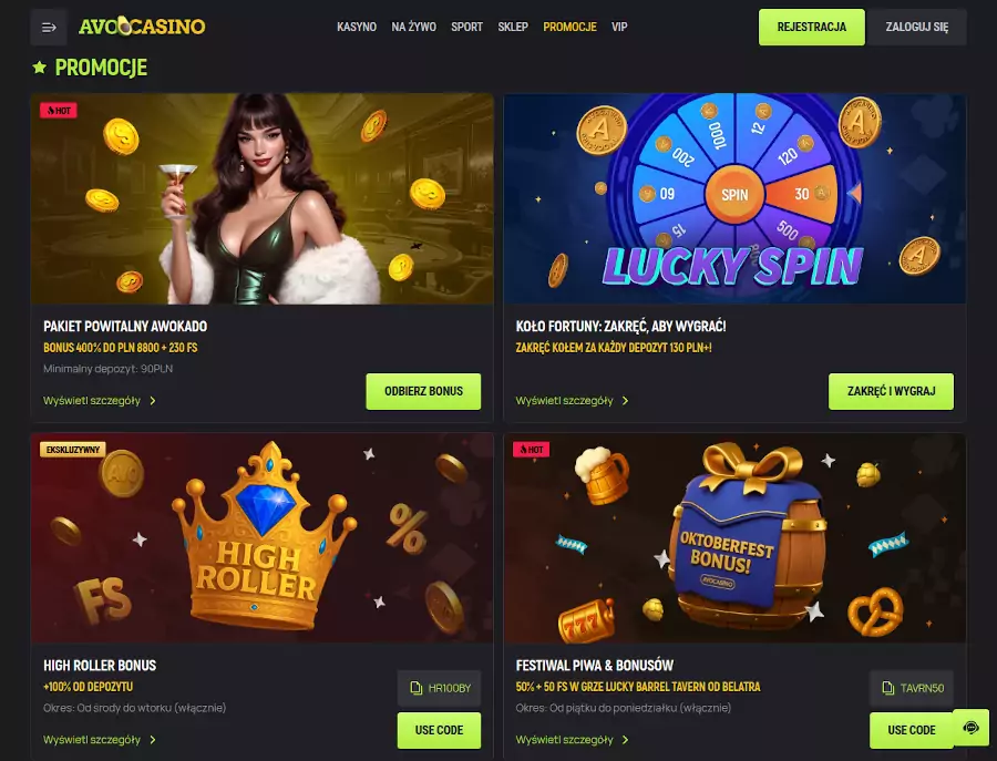 Avo casino pl