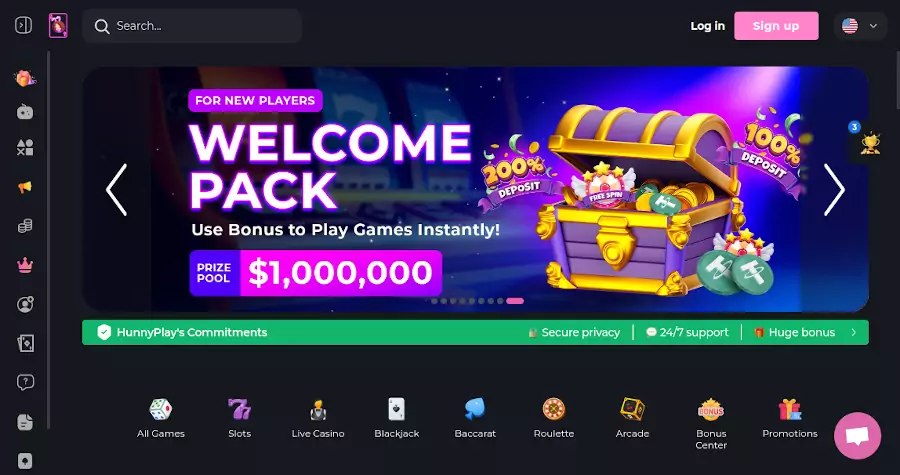HunnyPlay kasyno