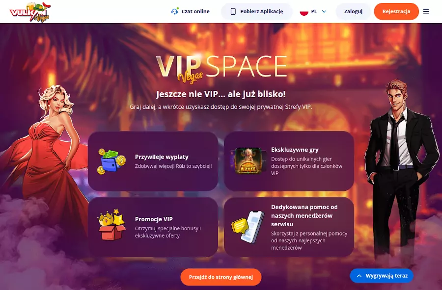 Zwiększone limity wypłat dla VIP-ów w kasynie Vulkan Vegas