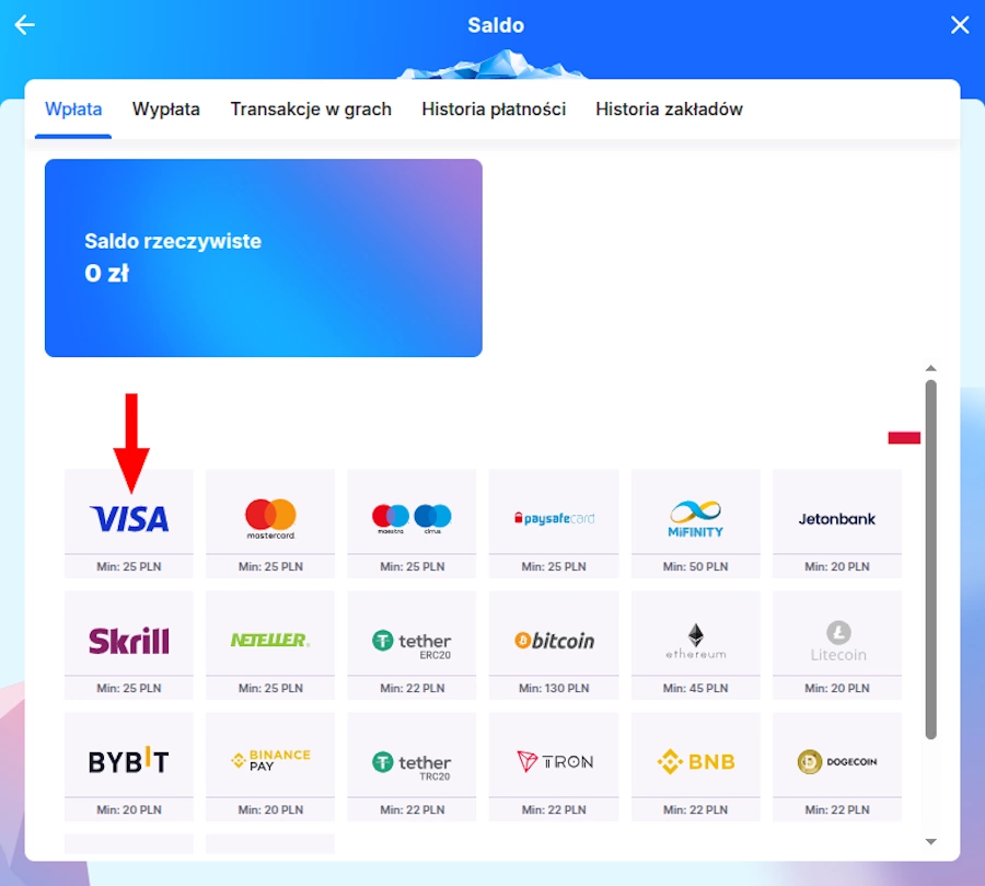 Ice Casino akceptujące Visa Ice Casino akceptujące Visa