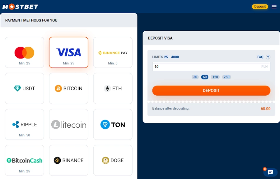 Mostbet kasyno online z wpłatą Visa Mostbet kasyno online z wpłatą Visa