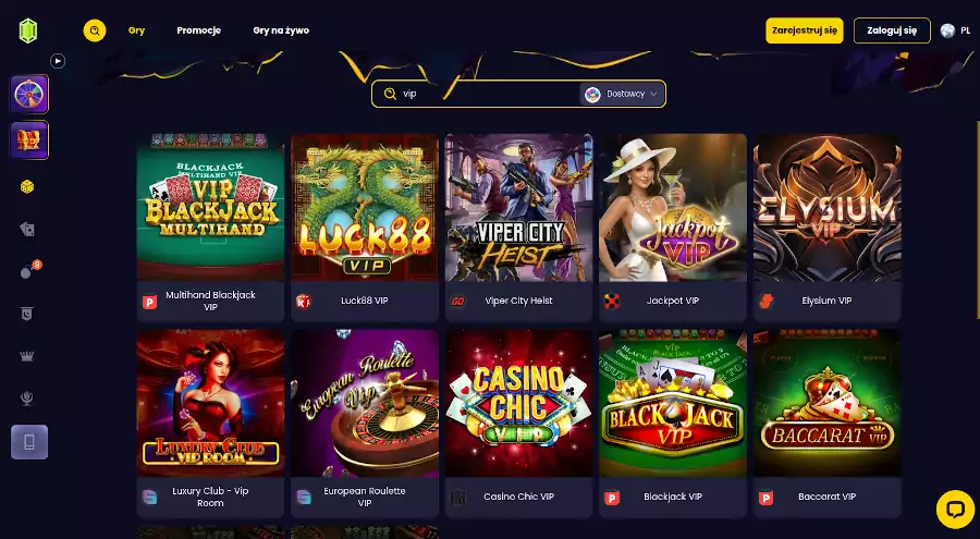 Kasyno z programami VIP SlotsGem