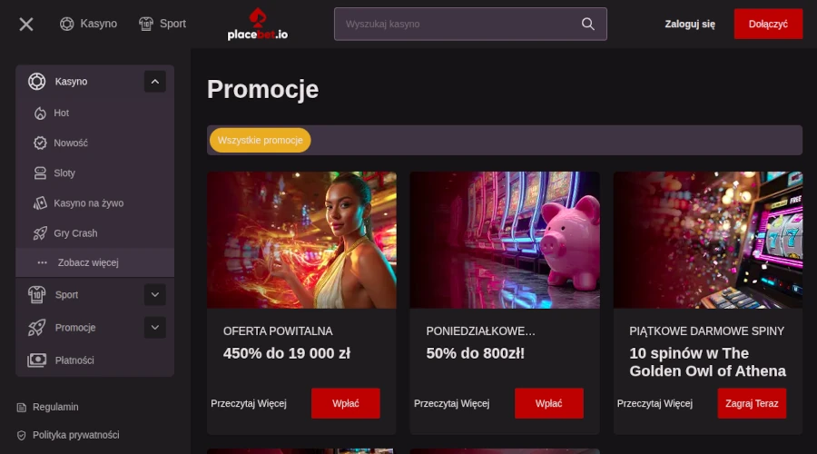 Placebet.io kasyno bonusy Placebet.io kasyno bonusy