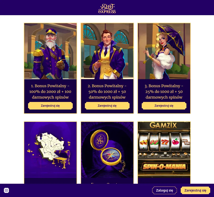 SlotExpress casino online bonusy SlotExpress casino online bonusy