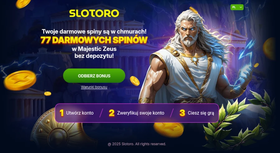 Bonus bez depozytu w kasynie Slotoro Bonus bez depozytu w kasynie Slotoro