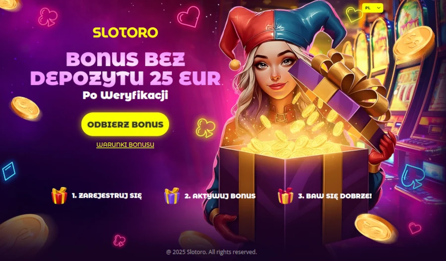 Slotoro bonus za rejestracj臋 Slotoro bonus za rejestracj臋