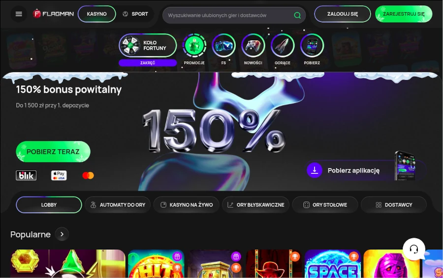 Flagman Casino strona główna
